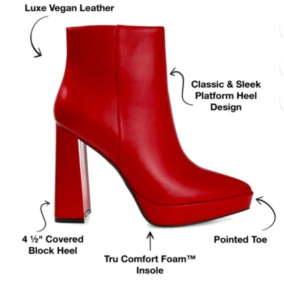 Journee Collection Women's Tru Comfort Foam Marnnie Bootie - Picture 5 of 6